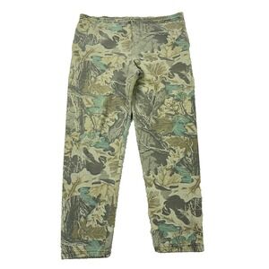 Vintage Jerzees Camo Sweatpants Men Small Jogger 90s Y2K Baggy Advantage USA *